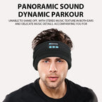 Wireless Bluetooth Headband Sleeping Headphones Sports Earphone/Headscar Music Hat with HD Stereo Speakers Eye Mask  for Side Sl-Serilas