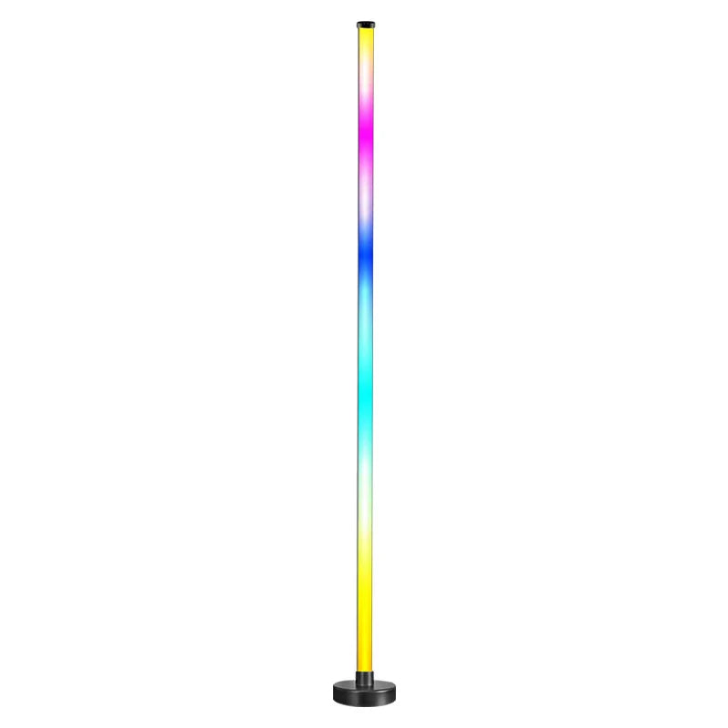 RGB Floor Lamp Modern Floor Lamp Music Sync 10W Standing Floor Lamp Ambient Lighting with App Remote Control for Bedrooms Living-Serilas