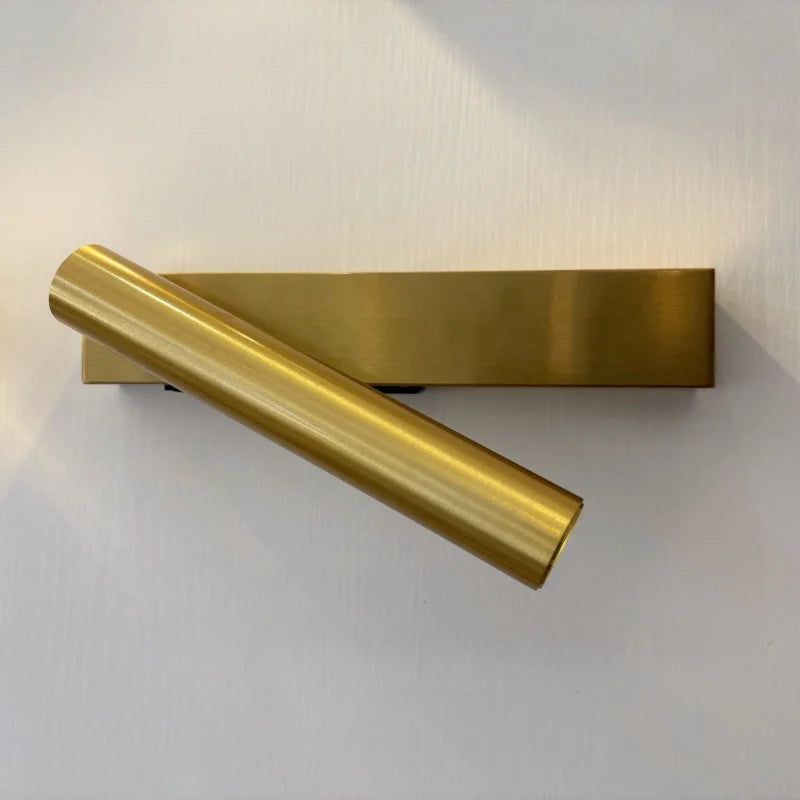 Minimalist wall lamp, living room bedroom wall rotatable spotlight, creative minimalist bedside lamp, USB interface reading lamp-Serilas