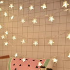 LED String Lights Outdoor Star Chain Lights Garland Lights Bulb Fairy Lights Party Home Wedding Garden  Decor-Serilas
