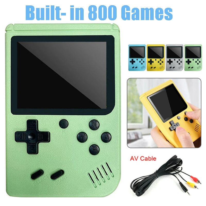 Mini Handheld Retro Video Game Console Built-in 800 Classic Games Gameboy Gifts-Serilas