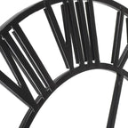 Modern 3D Large Wall Clocks Roman Numerals Retro Round Metal Iron Accurate Silent Nordic Hanging Ornament Living Room Decoration-Serilas