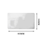 Free Engraved 85x54MM Wallet Card Insert Text Logo Business ID Plate Steel Metal Tag Name Badges For Wallet Insert Card Gift-Serilas