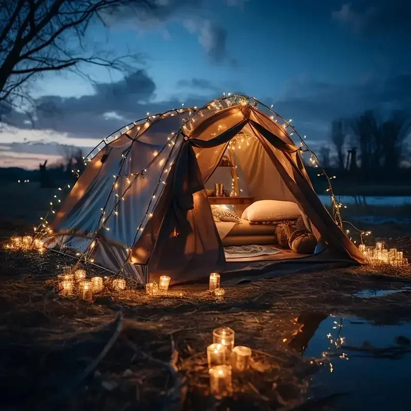 LED Solar Light String 8 Functions Outdoor Waterproof Lawn Starry Sky Christmas Garden Courtyard Decoration Atmosphere Lights-Serilas