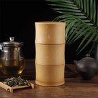 Natural Bamboo Food Storage Box Tea Nut Spice Storage Box Tea Canister Eco-friendly Organizer Jar Kitchen Containers-Serilas