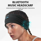 Fone Bluetooth Earphones Sports Sleeping Headband Elastic Wireless Headphones Music Eye Mask Wireless Bluetooth Headset Headband-Serilas