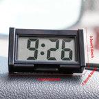 Electronic Wall Clock Stickable Large Screen Home Digital Display wall clock Mini Car Electronic Clock Room Desktop Table Clocks-Serilas
