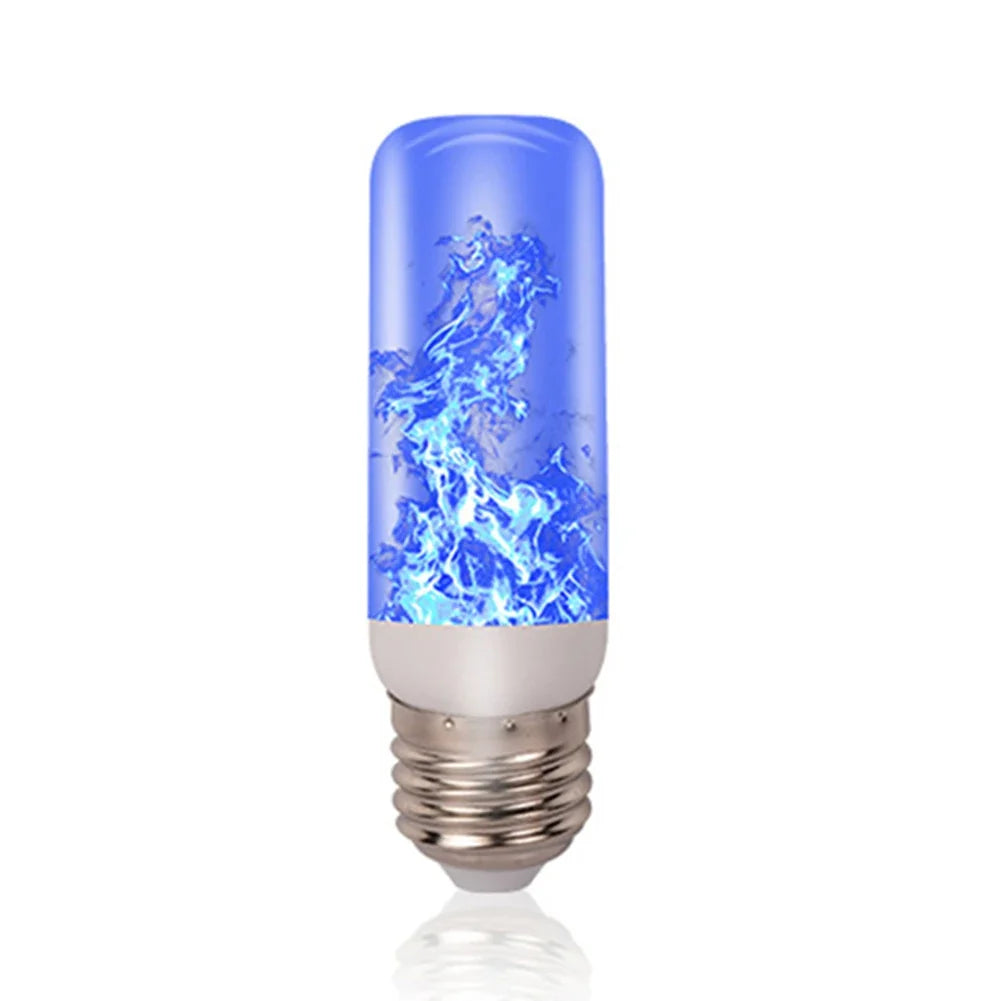 LED Flicker Flame Light Bulb Simulated Burning Fire Effect E27E26 Lamp Xmas Party Decorations Flickering Outdoor Four mode Light-Serilas