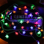 LED String Lights Outdoor Star Chain Lights Garland Lights Bulb Fairy Lights Party Home Wedding Garden  Decor-Serilas
