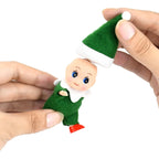 Christmas Baby Elf Dolls Mini Baby Pendants Merry Christmas Decor Gifts Festive Party Decoration Xmas Toys Gift For Kid Child-Serilas