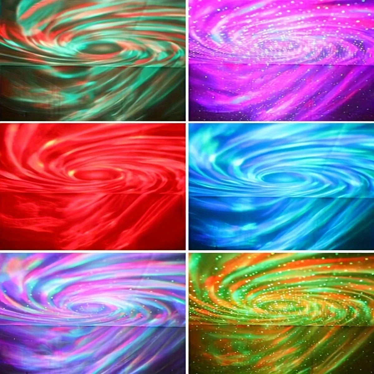 LED Galaxy Projector Light Colorful Galaxy Sky Projector Bedroom Night Light Kids Room Decoration Christmas Party Decoration-Serilas