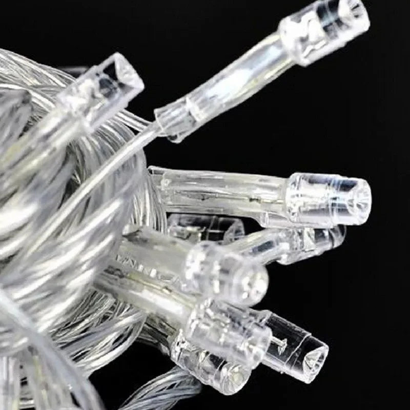 4x6M 3x3M Christmas Garlands LED String Christmas Net Lights Mesh Fairy Xmas Party Garden Wedding Decoration Curtain Light-Serilas