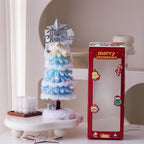 Christmas Lovely Tree Gift Holiday Tabletop Ambiance Tree Ornaments Xmas Party Tree Decoration Suitable For Family Friends-Serilas