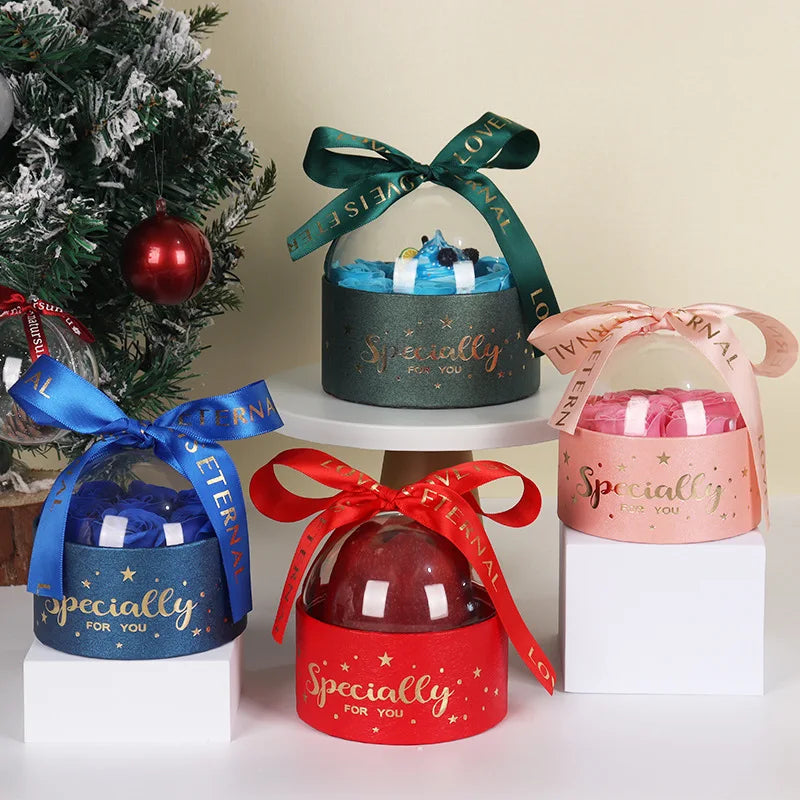 Candy Box Hot Christmas Festival Gift Box Christmas Gift Box Gold For Holiday Packaging Christmas Festival Decoration Gift-Serilas