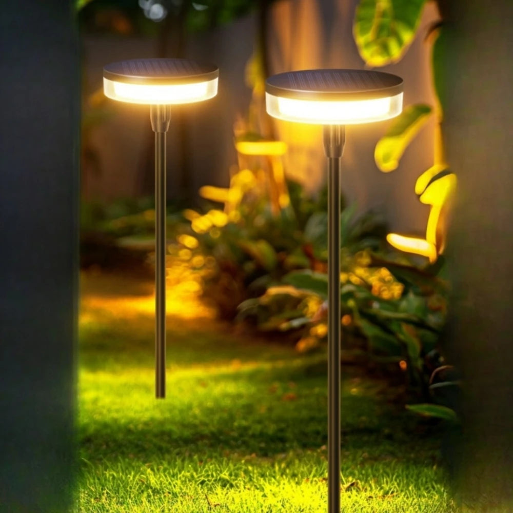 2PCS Solar Pathway Light Sway by Wind Solar Swaying 