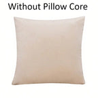 Velvet Solid Color Skin-friendly Pillow Cover Cushion Cover (excluding Filling) Living Room Sofa Decoration Cushion Cover-Serilas