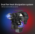 Smart Projector WIFI Mini Portable Home Theater Mobile Phone Same Screen Projector Support 4K LED Home Video Projector &Speaker-Serilas