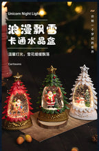 Christmas Scene Decoration Small Gifts Crafts Drifting Snow Crystal Ball Children's Toys Birthday Gift Decoration-Serilas