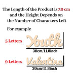 1pc Personalized Custom Name Wooden Signs   Decor Wedding Letters Ornaments Wall Decor Housewarming Gifts-Serilas