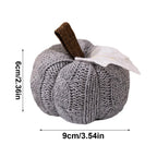 9cm Small Pumpkins Home Decor Knit Knitted Pumpkin Reusable Seasonal Charm Cozy Warm Decorative Ornaments Crochet Pumpkins-Serilas