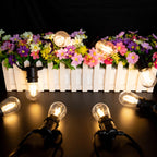 LED S14 String Lights for Outside E27 220V EU PLUG 2W Waterproof Patio Light Dimmable Shatterproof Waterproof Garden Light Decor-Serilas