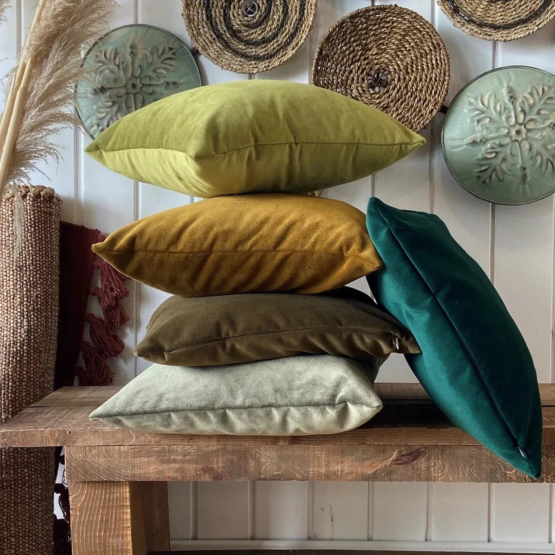 Velvet Cushion Cover Solid Color Throw Pillow Covers for Living Room Sofa Decorative Pillow Home Decor Pillowcase-Serilas