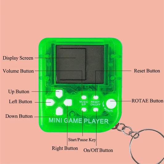 Retro Mini Handheld Game Players Classic Electronic Games Hand Held Console Game Child Puzzle Gaming Console Toys Gift-Serilas