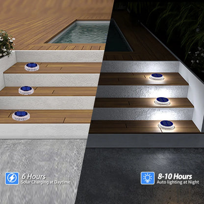 6 Packs Solar Driveway Lights Solar Dock Lights 