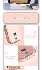 Foldable Hanging Neck Fan Cooling Desktop Refrigeration Handheld USB Mini Fan Camping Mute Ventilador Air Cooler for Sports-Serilas