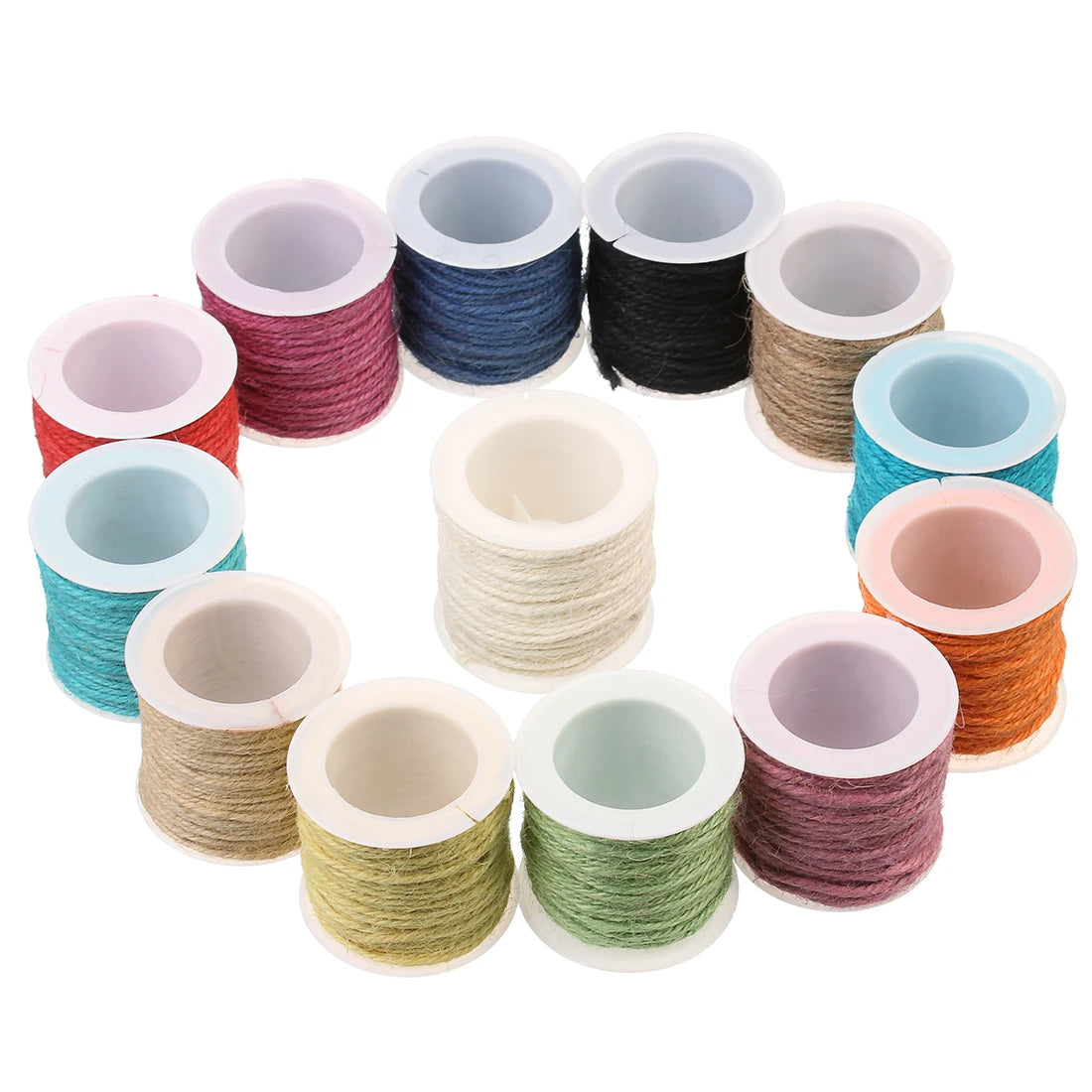 10Yards/Roll Colored Jute Twine Natural Jute Rope String for Arts Crafts Packing String Wrapping Wedding Decor Home Garden-Serilas