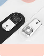 Foldable Hanging Neck Fan Cooling Desktop Refrigeration Handheld USB Mini Fan Camping Mute Ventilador Air Cooler for Sports-Serilas