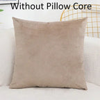 Velvet Solid Color Skin-friendly Pillow Cover Cushion Cover (excluding Filling) Living Room Sofa Decoration Cushion Cover-Serilas