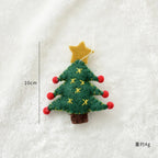 Christmas Tree Snowflake Gift Decoration Pendant Wool Felt Gingerbread Handmade DIY Accessories Christmas New Year Decoration-Serilas
