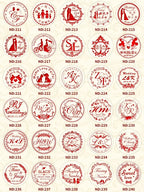 Ornament wreath Name Wedding Customized Wax Stamp Initial stamp,DIY Ancient Seal Retro Stamp,Personalized designVintage Wax Seal-Serilas