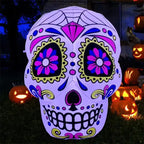 3FT Inflatable Toys Day of the Dead Decorations Blown Up LED Decor for Lawn Yard Garden Indoor Outdoor Home Party Holiday-Serilas