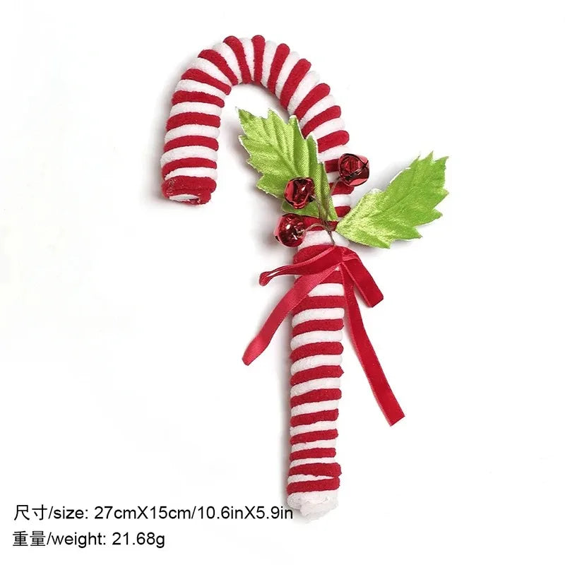 Christmas Decorations Candy Snow Berries Artificial Bouquet Xmas Tree Pendant Ornament Home Decor New Year 2025 Gift Accessories-Serilas