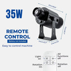 Custom Gobo Projector Light Custom Logo Lights Outdoor LED Rotating Customize Logo Spotlight for Commercial Shop Entrance Floor-Serilas