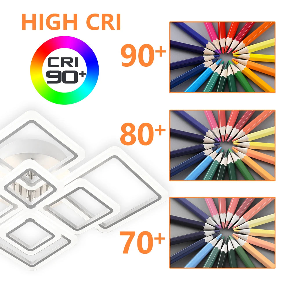 NordSquare™ Nordic Modern LED Pendant Chandelier