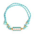 Lucky Eye Copper Enamel Turkish Evil Eye Charm Bracelet DIY Adjustable Rope Chain Bracelet for Women Men Girls Fashion Jewelry-Serilas