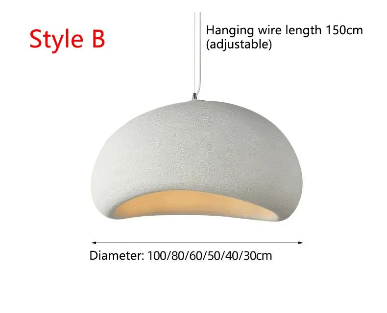 WabiNest™ Nordic Wabi Sabi Ceiling Chandelier