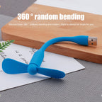Flexible Portable Mini Fan for Power Bank Notebook Computer Summer Travel Cooling Cooler Mobile Phone USB Gadgets Fans-Serilas
