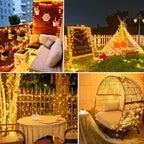 LED Solar Light String 8 Functions Outdoor Waterproof Lawn Starry Sky Christmas Garden Courtyard Decoration Atmosphere Lights-Serilas