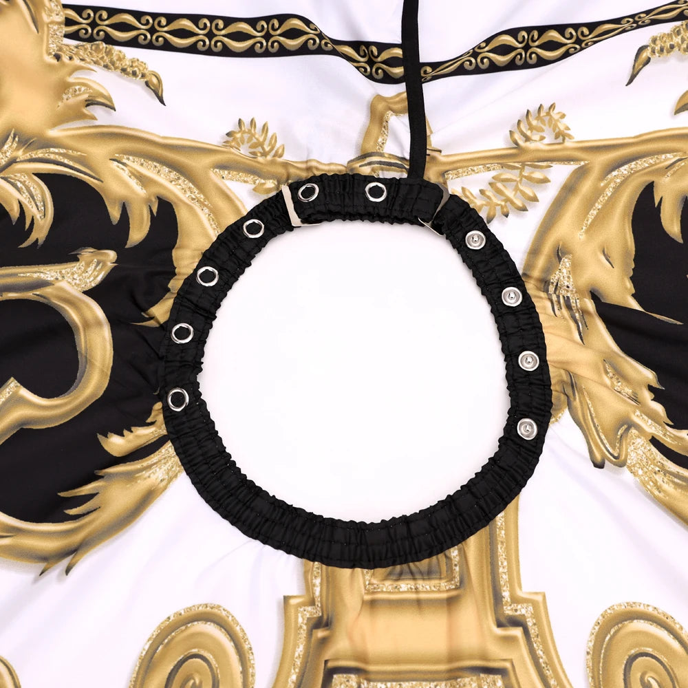 Barber Haircutting Capes Retro Pattern Lion Waterproof Hairdresser Gown Professional Antistatic Hairstyling Cloth Salon Supplies-Serilas