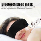 Bluetooth Sleeping Headphones 3D Eye Mask Wireless Air Travel Bluetooth 5.0 Headband Soft Elastic Comfortable Music Earphones-Serilas