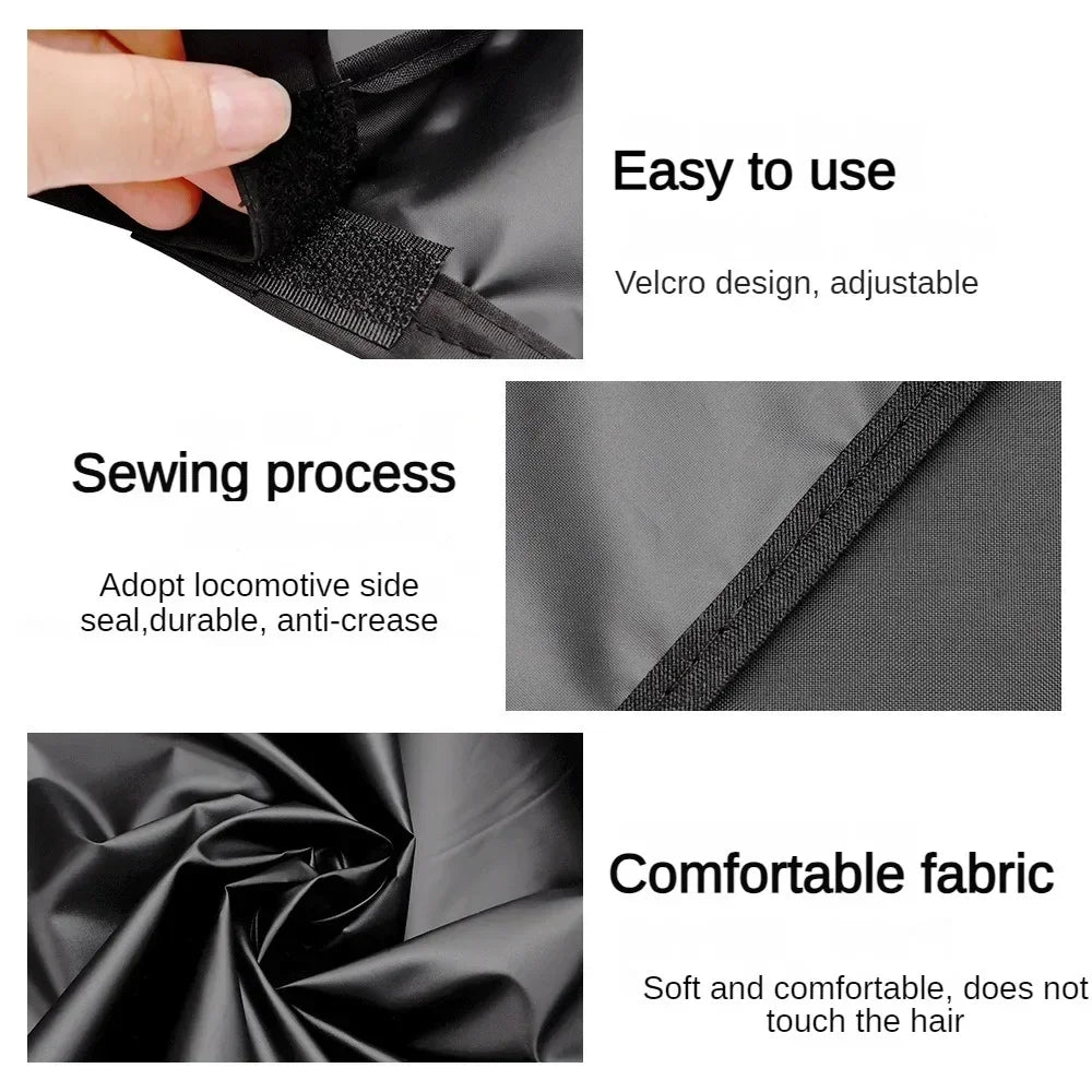 Barbershop Hairdressing Cape Waterproof Hair Coloring Wraps for Hair Color Shampoo Hair Dye Cloth Haircut Cloak Tools-Serilas