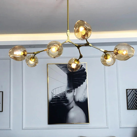 NorduGlow™ Modern LED Hanging Chandelier