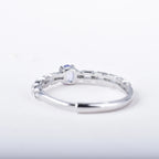 ITSMOS Precious Tanzanite Infinity Ring Natural Gemstone Purple Daily Statement Rings Fresh Jewelry for Women Energy Gift-Serilas