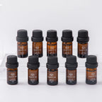 100% PURE Essential Set Oils For Aroma Diffuser Machine Air Humidifier Candle Making Scents  Hotel Series Fragrance Oil 5ML x 10-Serilas