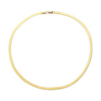 Tarnish Free Stainless Steel 18K Gold Plated Short Herringbone Chain Choker Necklaces For Women Minimalist Gold Chain Necklace-Serilas
