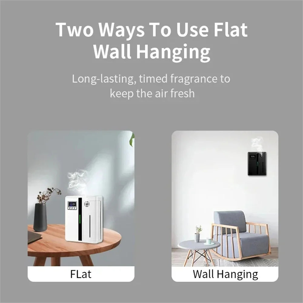 Scent Machine Aroma Diffuser 160ml Fragrance Diffuser For Large Area Hotel Lobby Home Fragrance Smell Distributor Bluetooth-Serilas